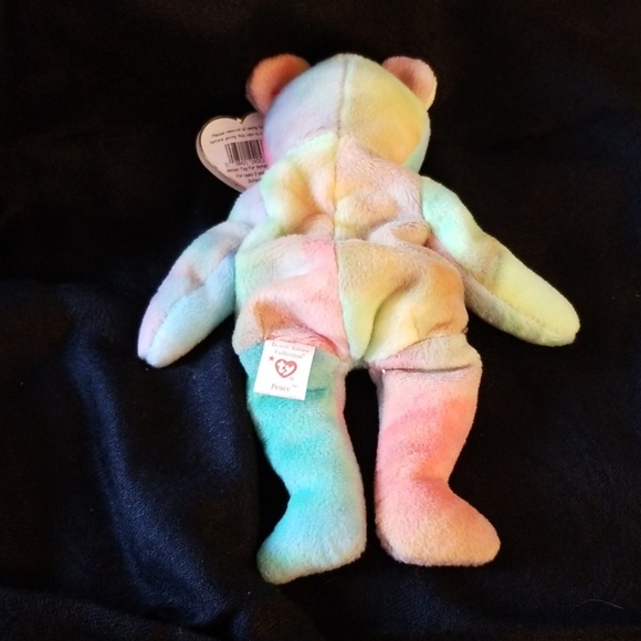 NWT RETIRED PEACE TYE-DYED Beanie baby - Picture 3 of 6